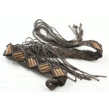 Moda hecha a mano cuerda encerada trenzado cinturones-KL0052